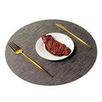 Placemats - Waterproof Metal PVC Non Slip