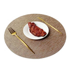 Placemats - Waterproof Metal PVC Non Slip
