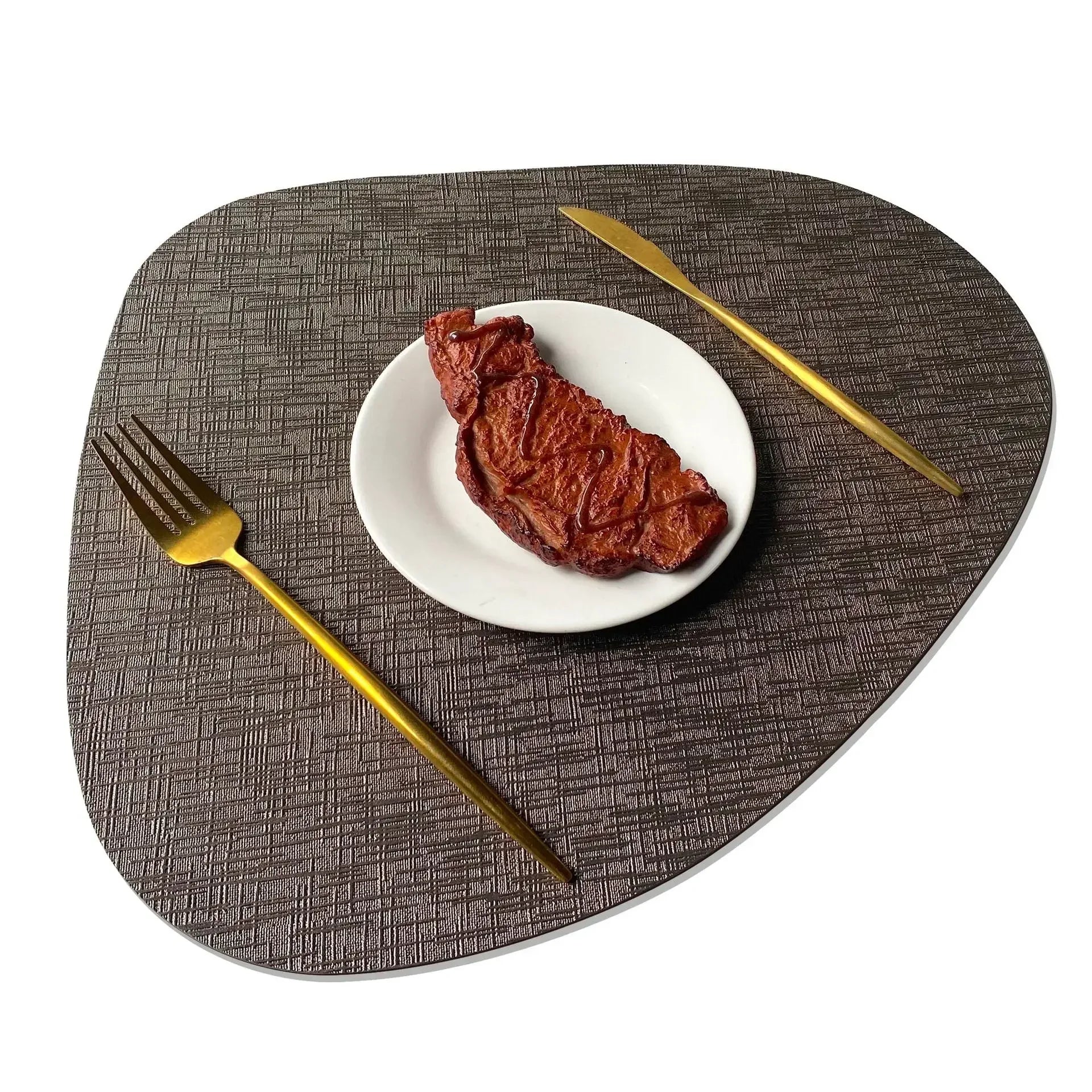 Placemats - Waterproof Metal PVC Non Slip