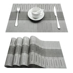 Placemats - Weave Stripe PVC
