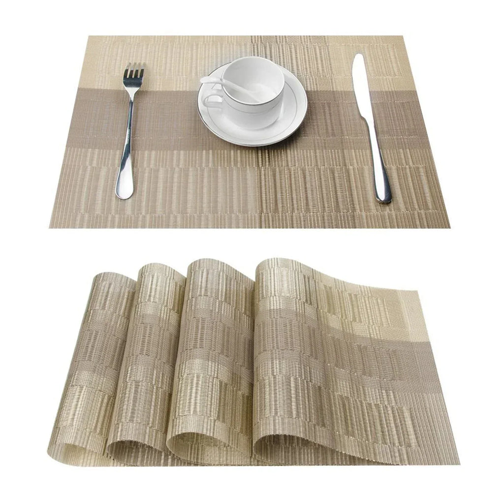 Placemats - Weave Stripe PVC