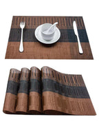 Placemats - Weave Stripe PVC