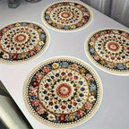 Placemats - Woven Wood Round