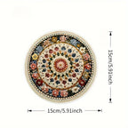 Placemats - Woven Wood Round