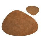 Placemats - Wrinkle Free Faux Leather Nordic