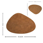 Placemats - Wrinkle Free Faux Leather Nordic