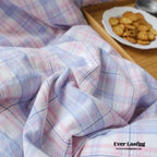 Plaid Bedding Set / Purple Ever Lasting