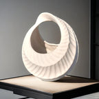 Ceramic Luxury Retreat Planter with Smooth Interior and Hydroponic Supplies, front view - House Of Avana