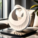 Ceramic Luxury Retreat Planter with Smooth Interior and Hydroponic Supplies, lifestyle image - House Of Avana