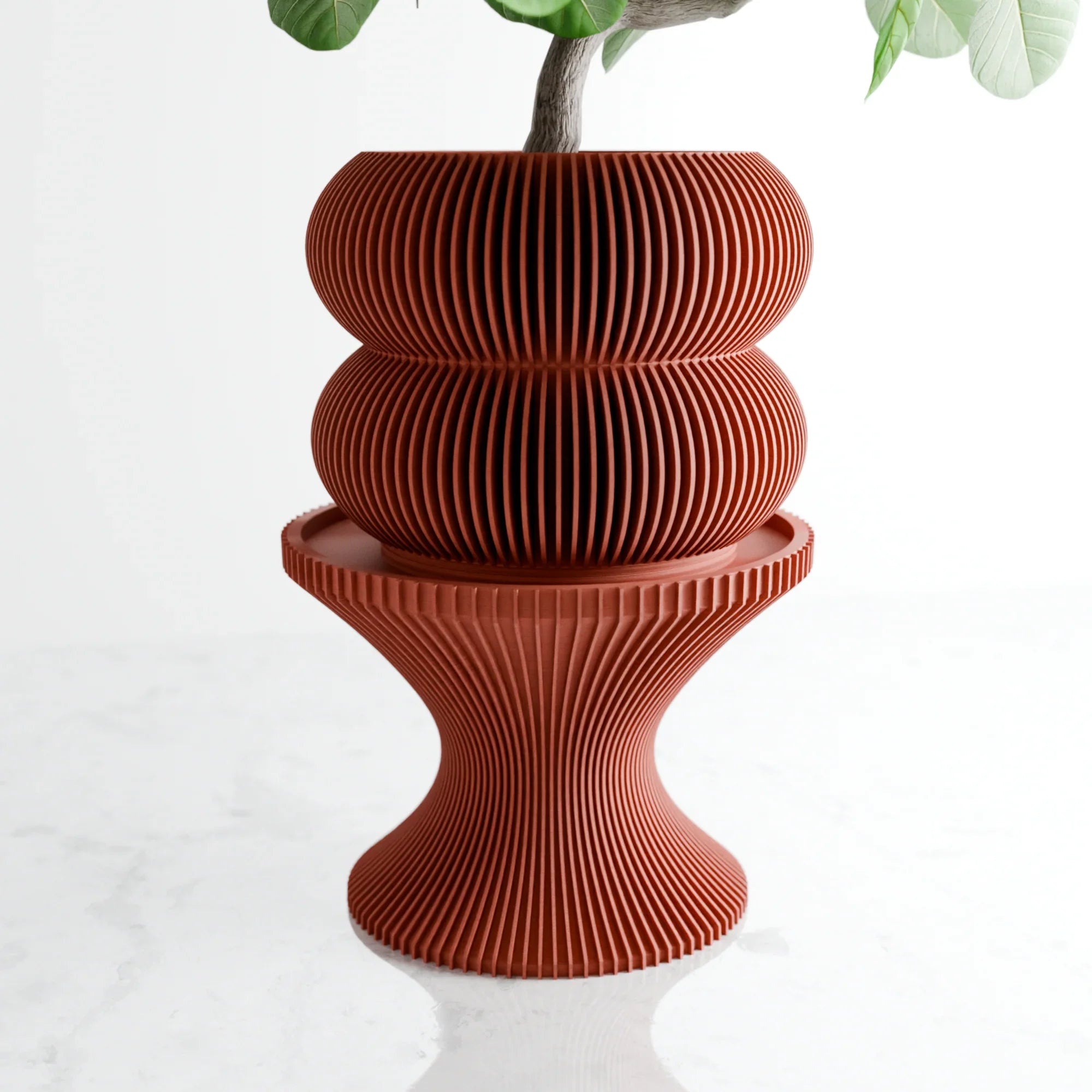 Double Bubbles Planter, angled view - House Of Avana
