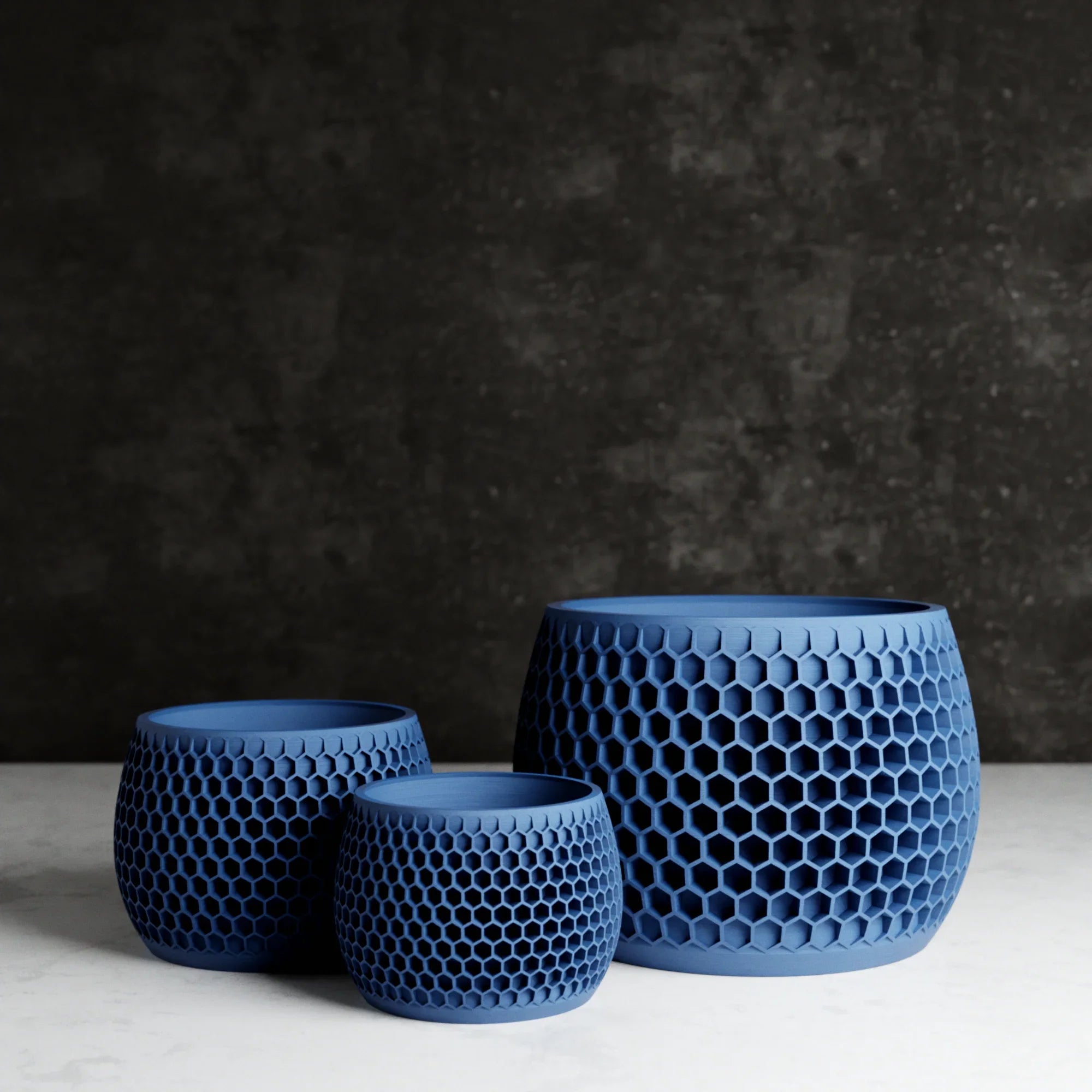Honeycomb Planter, angled view - House Of Avana