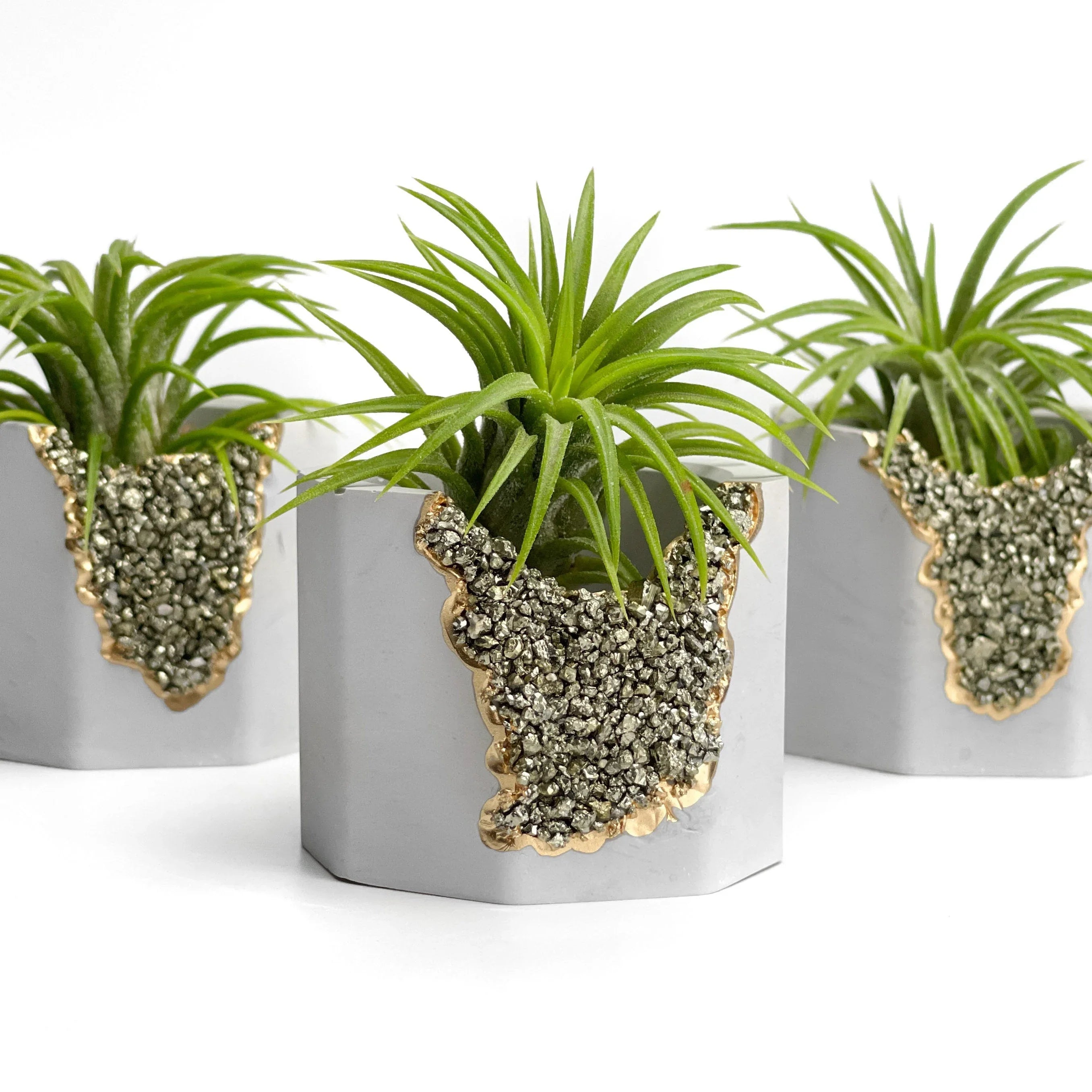 Pyrite Geode Planter - House Of Avana