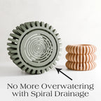 Triple Bubble Orchid Planter, angled view - House Of Avana