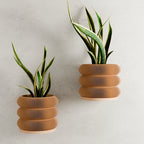 Wall Planter - Triple Bubbles, angled view - House Of Avana