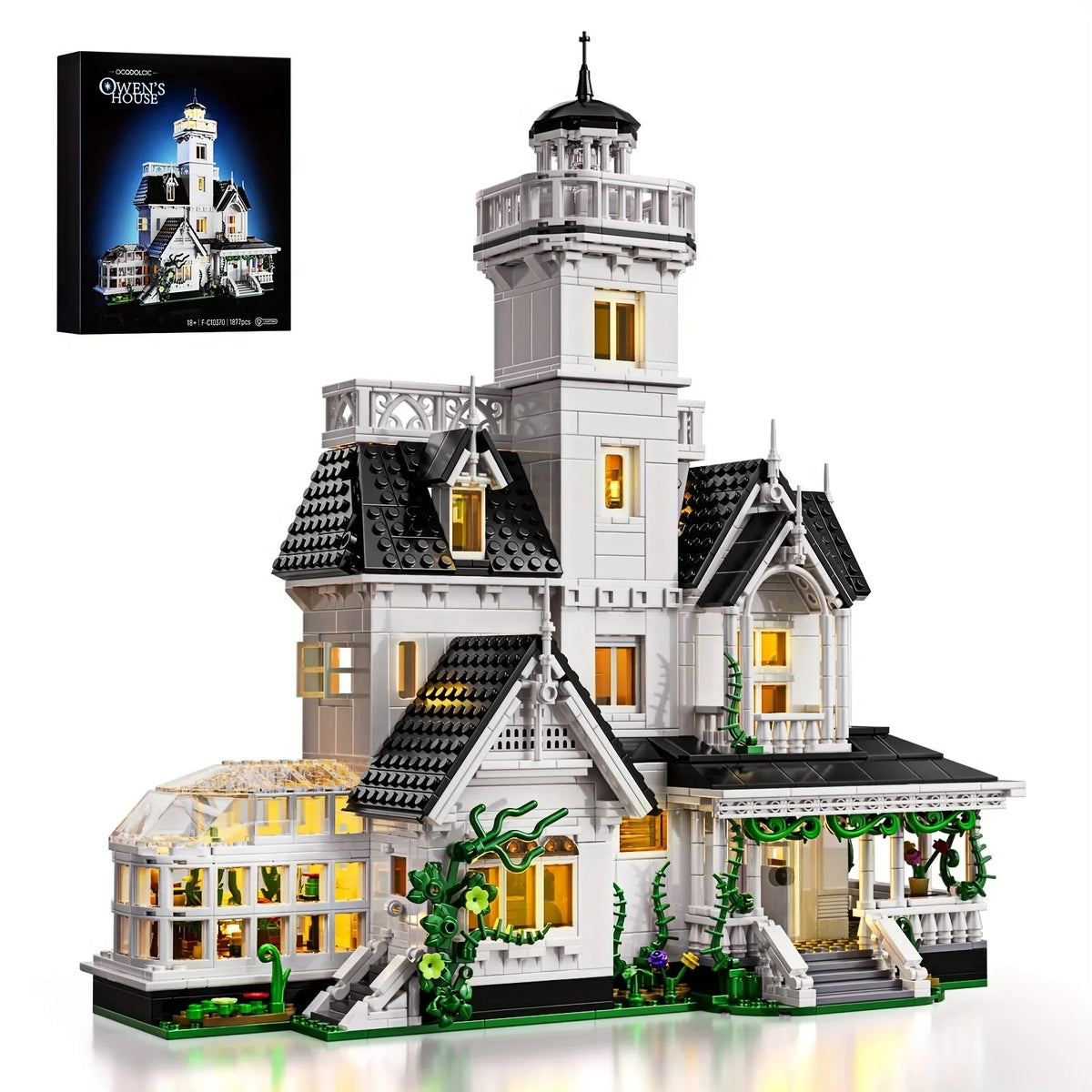 Magic Owens House Building Block Set, Unique Castle Architecture - Fan Collection Boutique - Brand Compatible - Excellent Gift For Christmas And Halloween - And Adult Building Block Toys House Of Avana [[SKU:HOA-XMS-049]]