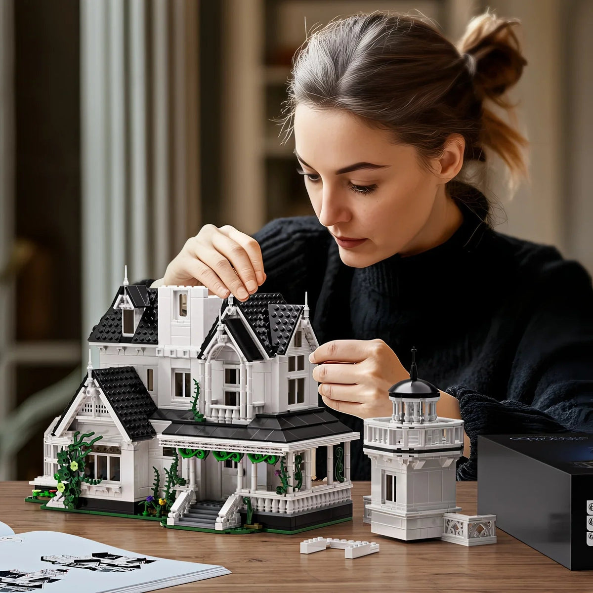 Magic Owens House Building Block Set, Unique Castle Architecture - Fan Collection Boutique - Brand Compatible - Excellent Gift For Christmas And Halloween - And Adult Building Block Toys House Of Avana [[SKU:HOA-XMS-049]]