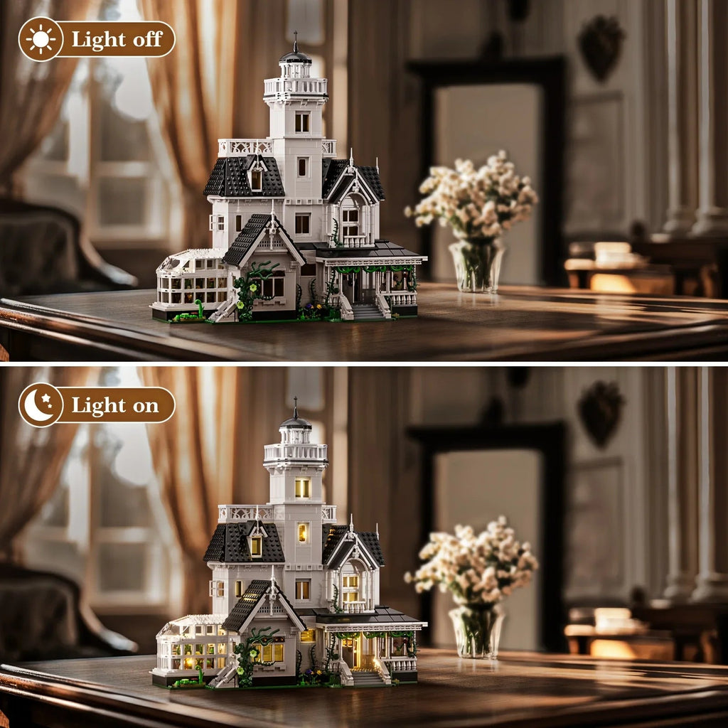 Magic Owens House Building Block Set, Unique Castle Architecture - Fan Collection Boutique - Brand Compatible - Excellent Gift For Christmas And Halloween - And Adult Building Block Toys House Of Avana [[SKU:HOA-XMS-049]]