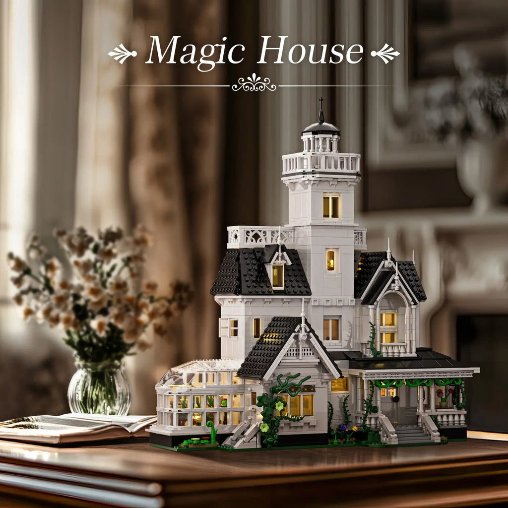 Magic Owens House Building Block Set, Unique Castle Architecture - Fan Collection Boutique - Brand Compatible - Excellent Gift For Christmas And Halloween - And Adult Building Block Toys House Of Avana [[SKU:HOA-XMS-049]]