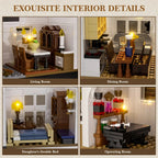 Magic Owens House Building Block Set, Unique Castle Architecture - Fan Collection Boutique - Brand Compatible - Excellent Gift For Christmas And Halloween - And Adult Building Block Toys House Of Avana [[SKU:HOA-XMS-049]]