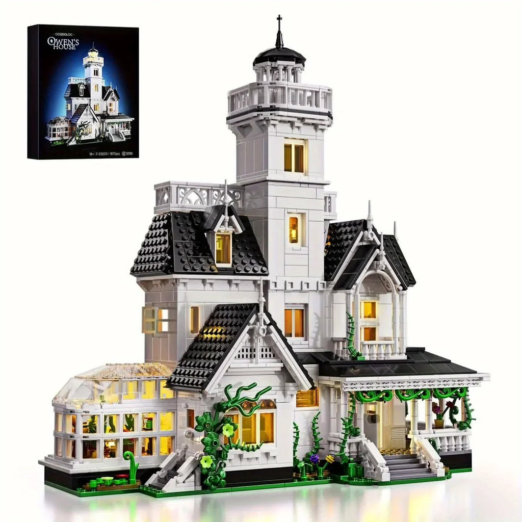 Magic Owens House Building Block Set, Unique Castle Architecture - Fan Collection Boutique - Brand Compatible - Excellent Gift For Christmas And Halloween - And Adult Building Block Toys House Of Avana [[SKU:HOA-XMS-049]]