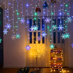 1pc 96LED Snowflake Lights, 8 Modes Twinkle Fairy Icicle String Light, USB Christmas Decorations Light, Perfect for Indoor Christmas & Easter Halloween Party Decorations, Perfect Gift for Christmas, Birthday, New Year, Usb Li House Of Avana [[SKU:HOA-MSC-027]]