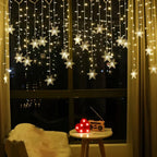 1pc 96LED Snowflake Lights, 8 Modes Twinkle Fairy Icicle String Light, USB Christmas Decorations Light, Perfect for Indoor Christmas & Easter Halloween Party Decorations, Perfect Gift for Christmas, Birthday, New Year, Usb Li House Of Avana [[SKU:HOA-GDN-020]]