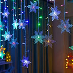 1pc 96LED Snowflake Lights, 8 Modes Twinkle Fairy Icicle String Light, USB Christmas Decorations Light, Perfect for Indoor Christmas & Easter Halloween Party Decorations, Perfect Gift for Christmas, Birthday, New Year, Usb Li House Of Avana [[SKU:HOA-MSC-027]]