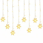 1pc 96LED Snowflake Lights, 8 Modes Twinkle Fairy Icicle String Light, USB Christmas Decorations Light, Perfect for Indoor Christmas & Easter Halloween Party Decorations, Perfect Gift for Christmas, Birthday, New Year, Usb Li House Of Avana