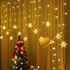 1pc 96LED Snowflake Lights, 8 Modes Twinkle Fairy Icicle String Light, USB Christmas Decorations Light, Perfect for Indoor Christmas & Easter Halloween Party Decorations, Perfect Gift for Christmas, Birthday, New Year, Usb Li House Of Avana [[SKU:HOA-MSC-027]]