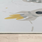 Play Rug Neil with Rockets Planets and Stars RugYourHome