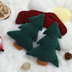 Christmas Tree Plush Dog Toy - Soft Chew Pillow for Puppies & Adult Dogs, Durable Washable Holiday Gift with Festive Red & Green Design House Of Avana [[SKU:HOA-CRB-002]]