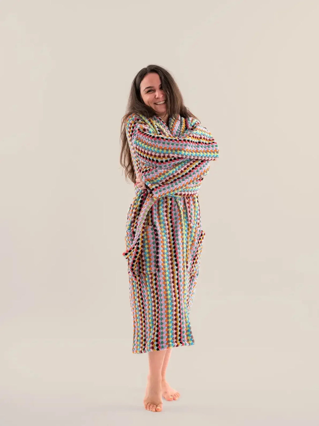Pom Pom Bathrobe