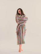 Pom Pom Bathrobe
