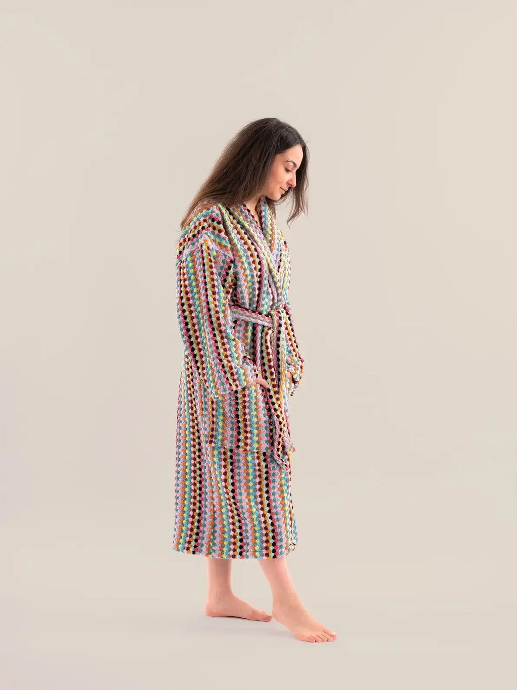 Pom Pom Bathrobe