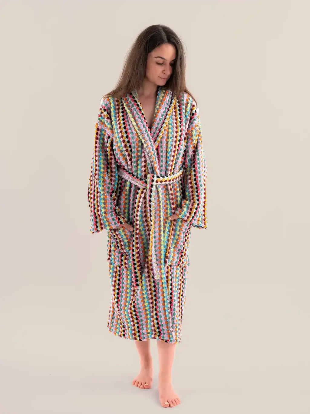 Pom Pom Bathrobe