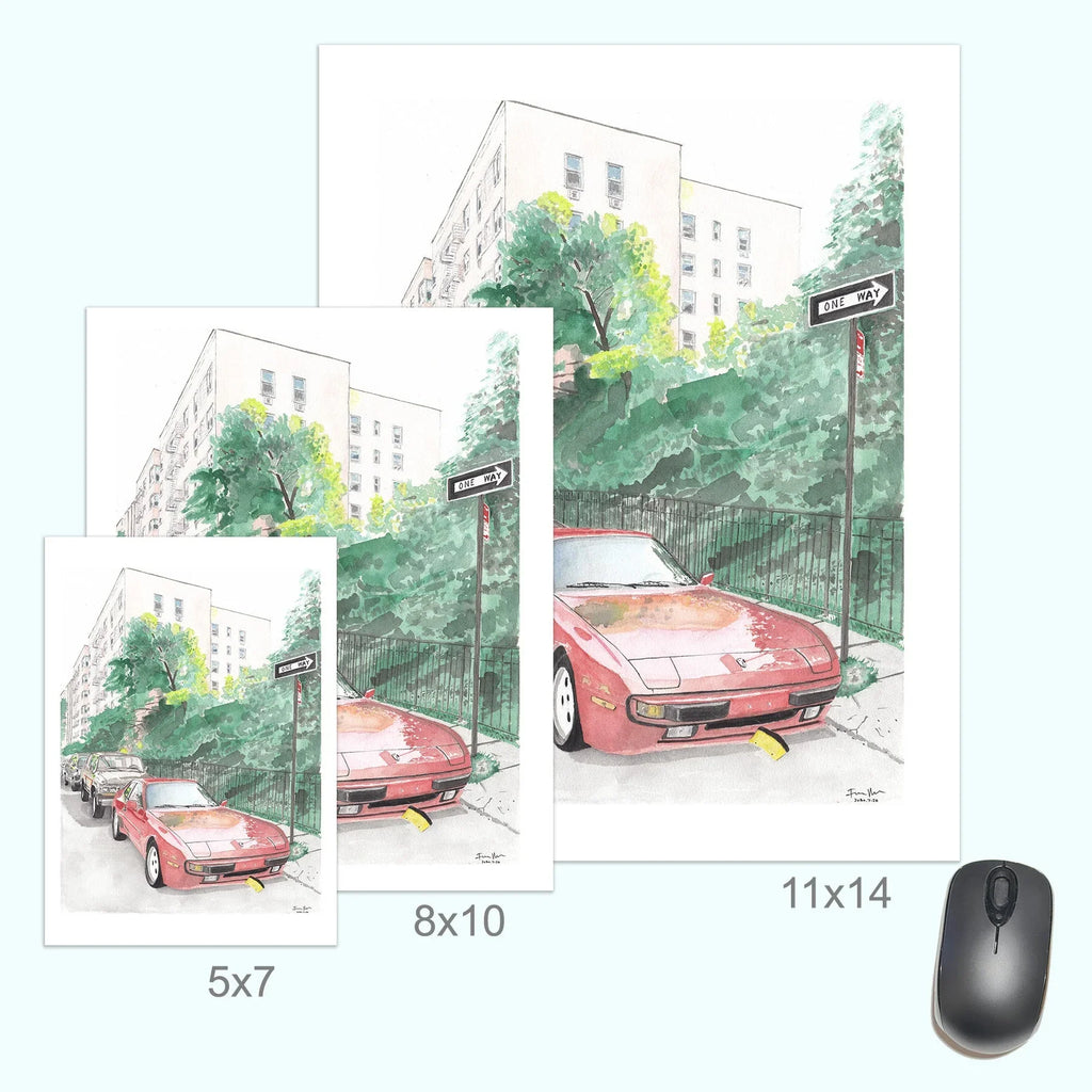 Porsche & Toyota Land Cruiser, Classic Car, detail shot - House Of Avana