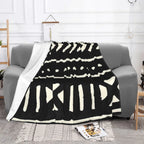 Portable Warm African Mud Cloth Blanket - House Of Avana