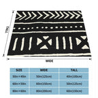 Portable Warm African Mud Cloth Blanket - House Of Avana