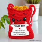 Positivity Nachos Crochet Support Doll, Encouragement Gift for Children and Adults OrnamentallyYou