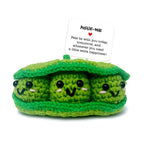 Positivity Peas Crochet Support Doll, Encouragement Gift for Children and Adults OrnamentallyYou