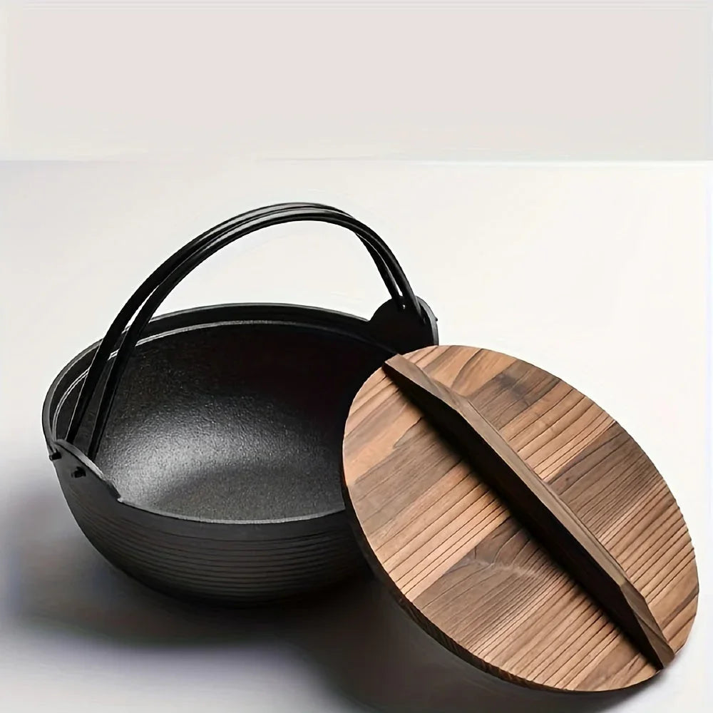 Cast Iron Dutch Oven with Lid - Non-stick, Thick-walled, Perfect for Camping, Outdoor Cooking, and... - House Of Avana