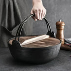 Cast Iron Dutch Oven with Lid - Non-stick, Thick-walled, Perfect for Camping, Outdoor Cooking, and... - House Of Avana