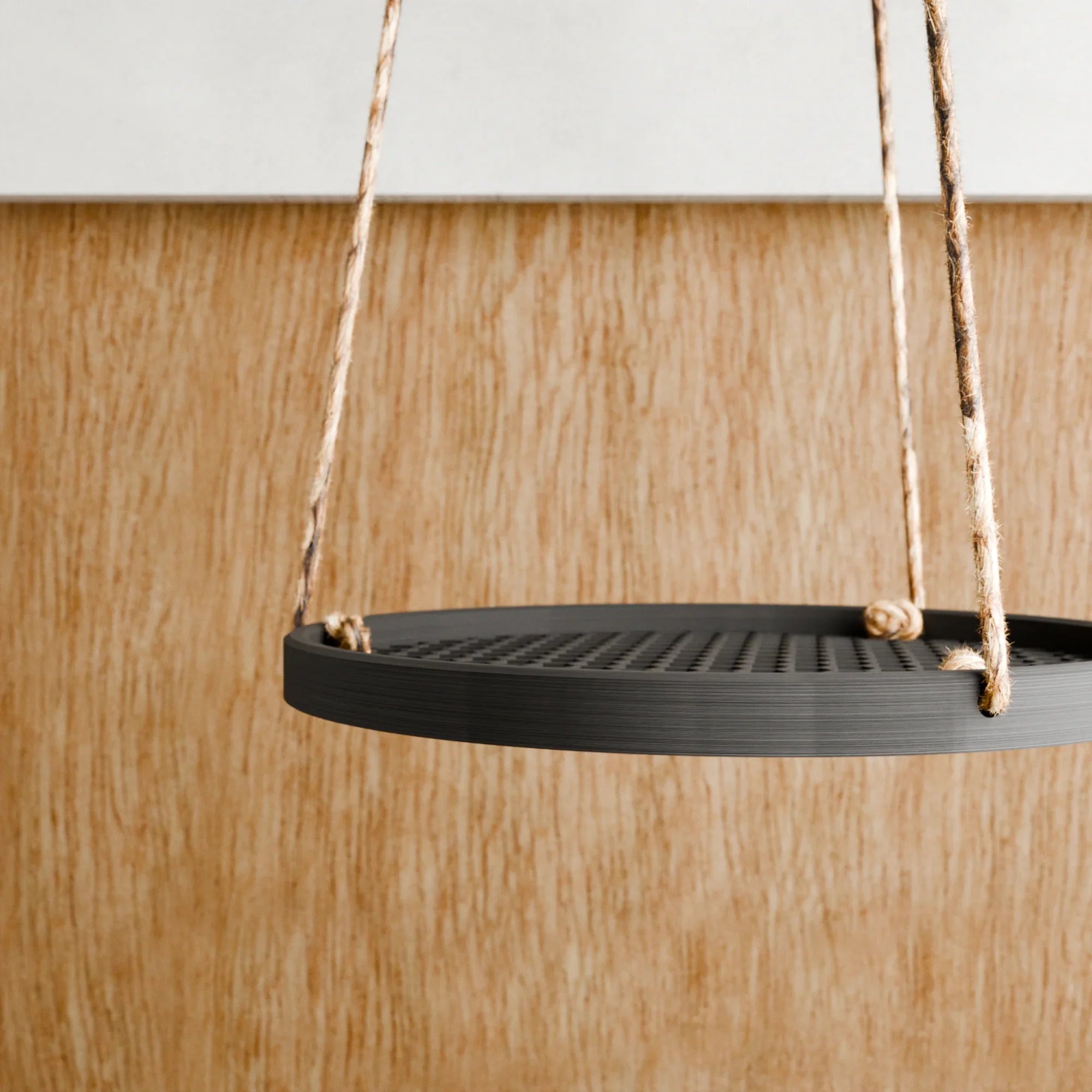 Hanging Plant Pot Tray | Honeycomb, detail shot - House Of Avana