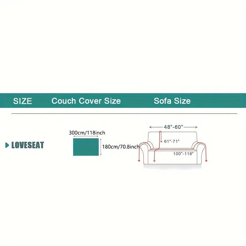 Premium Chaise Lounge Couch Cover – Waterproof & Extra Large Protection Cover Sofa Cover 180*300 topspet