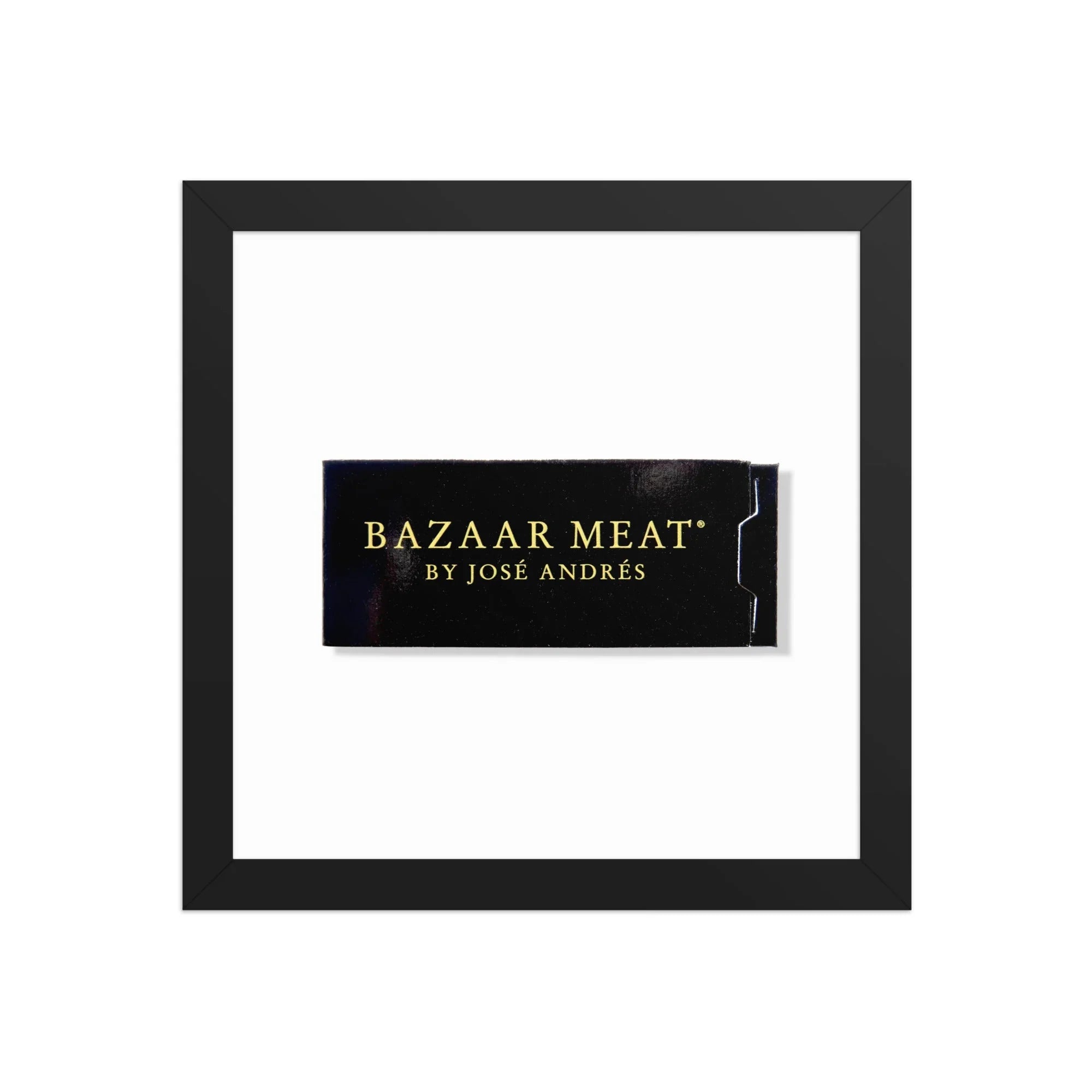 Bazaar Meat matchbook photos