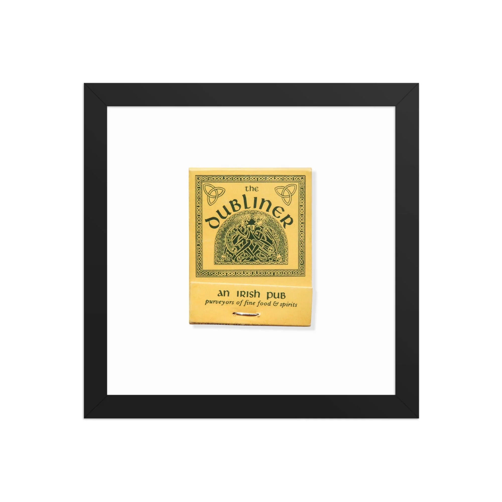 The Dubliner matchbook photos