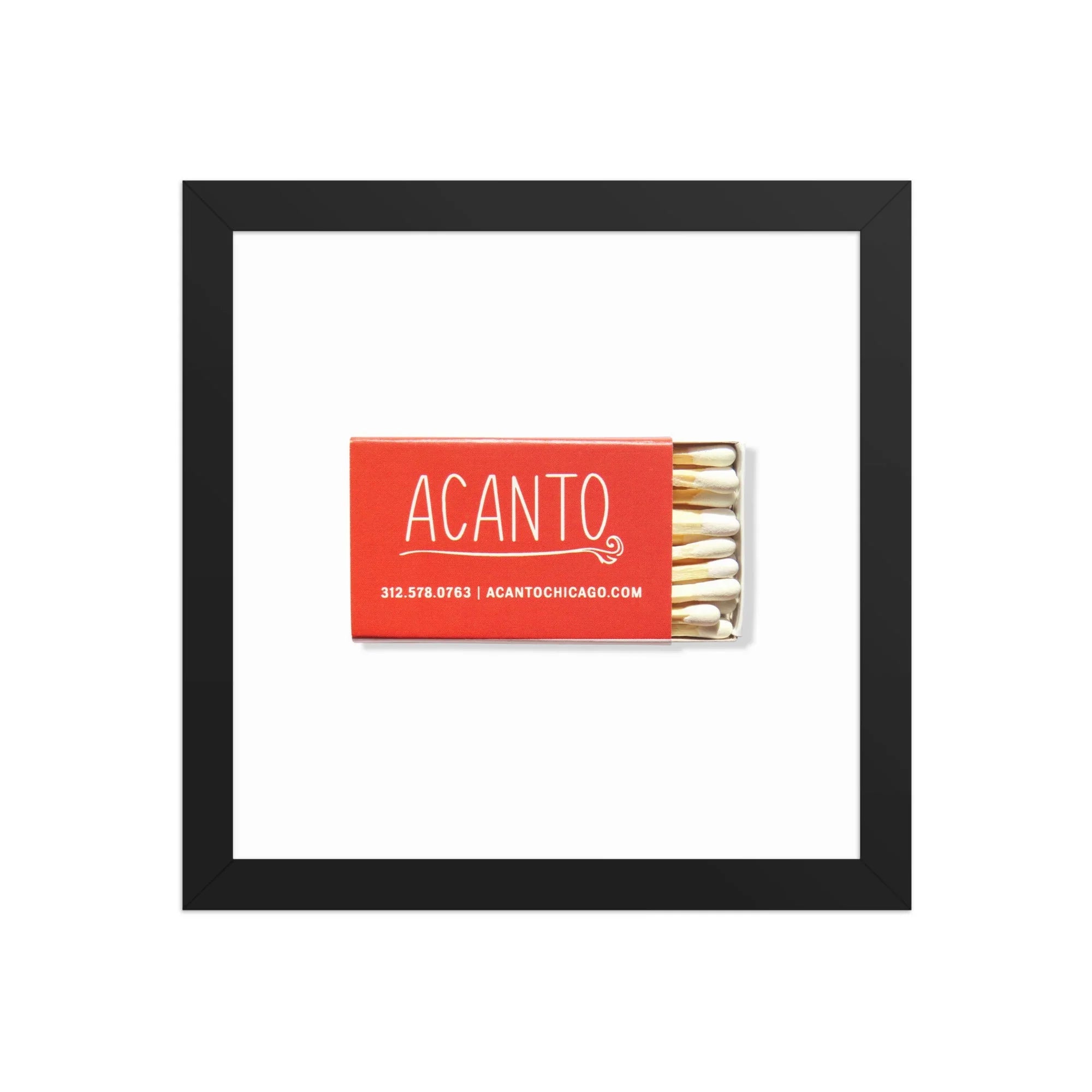 Acanto matchbook photos