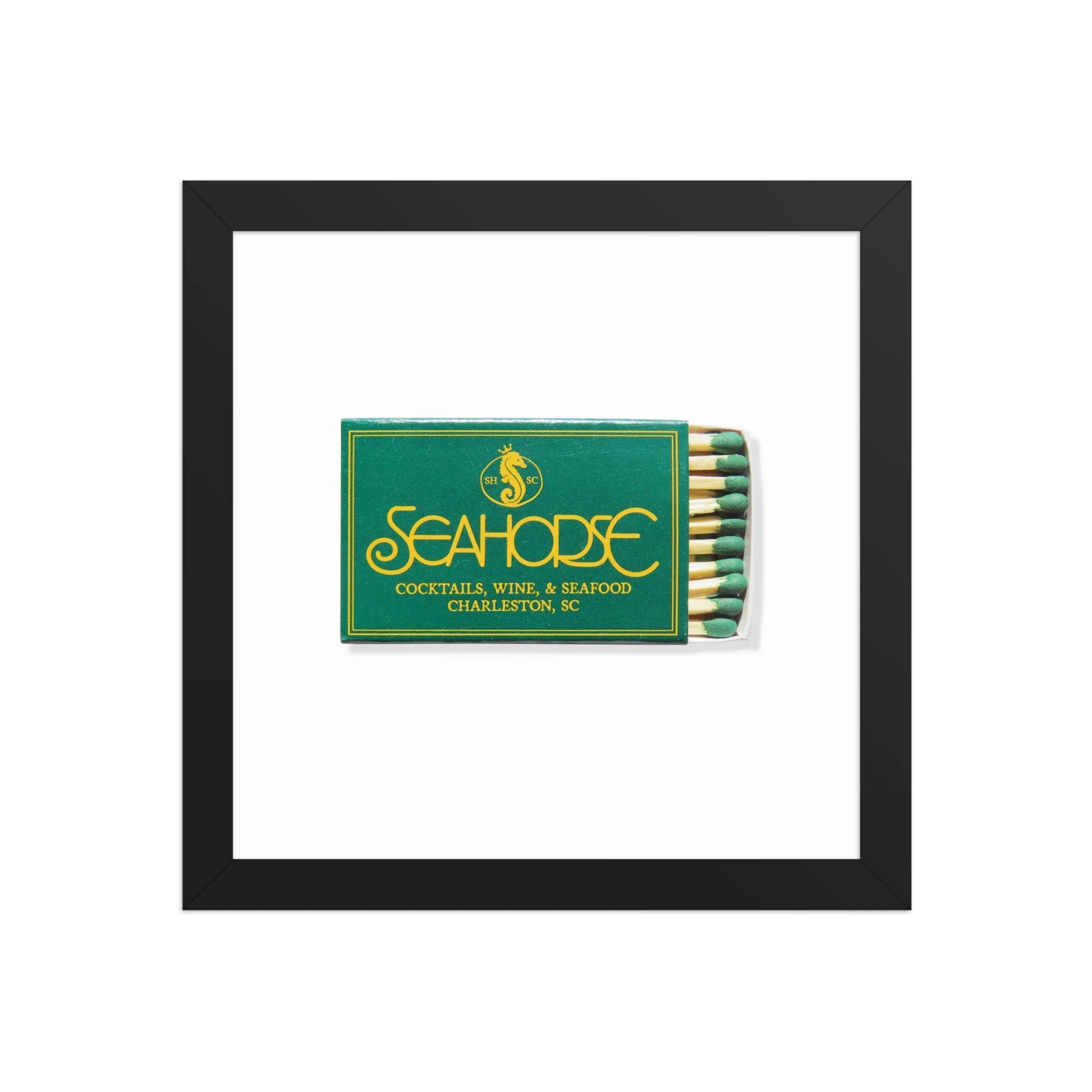 Seahorse matchbook photos
