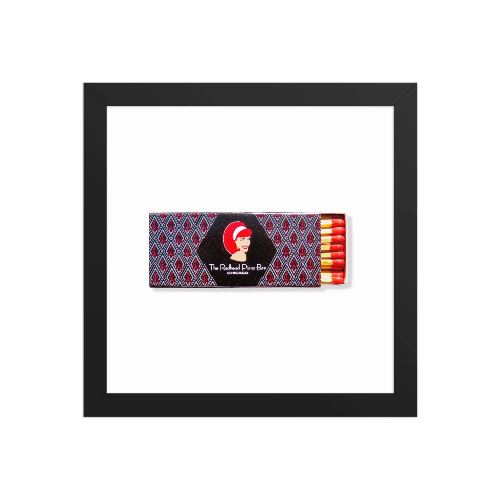 The Redhead Piano Bar matchbook photos