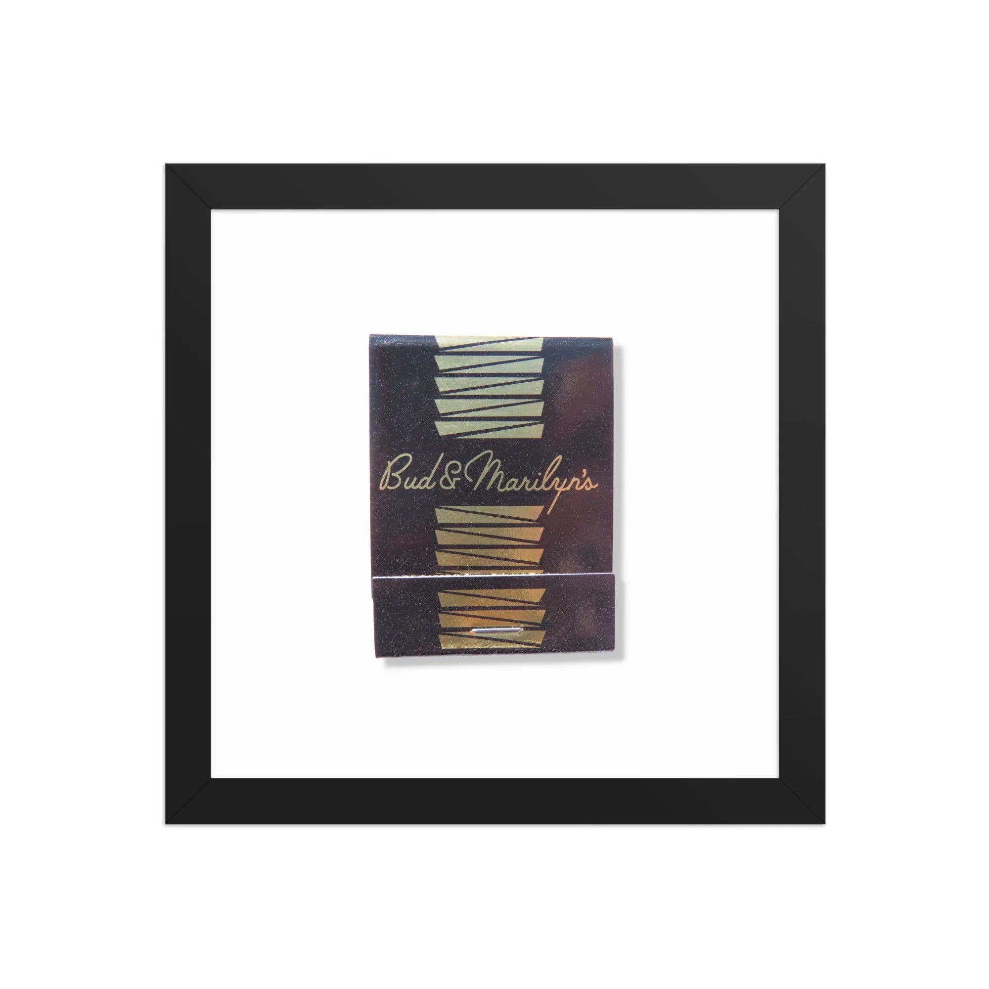 Bud & Marilyn’s matchbook photos